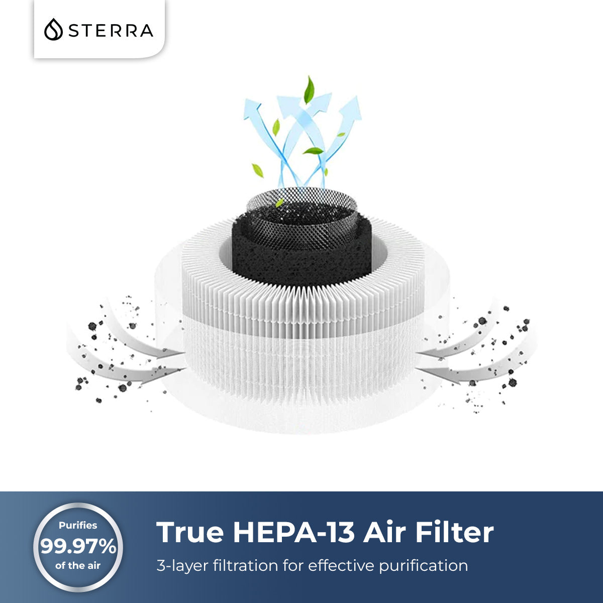 2 Sterra Moon™ Air Purifier With 4 Free Filters
